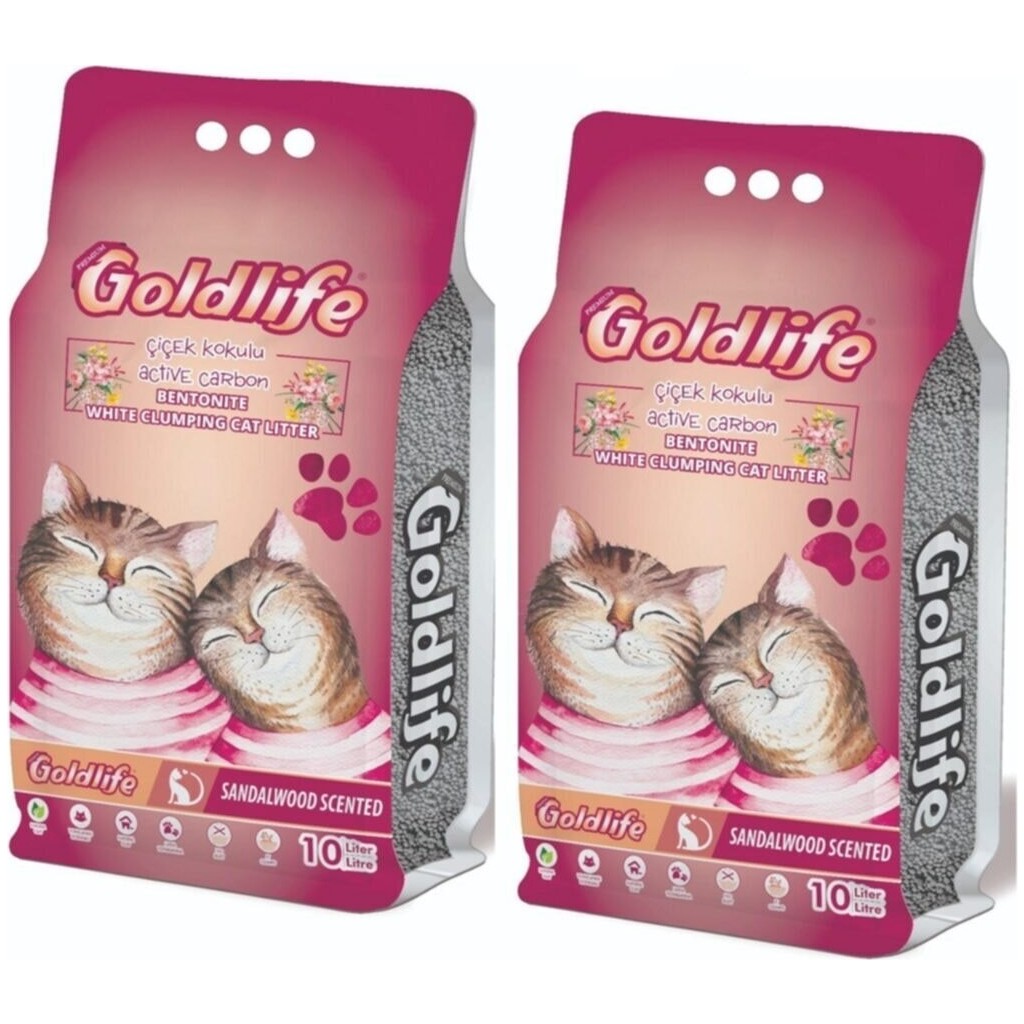 Magicsand Goldlife Aktif Karbonlu Çiçek Kokulu Kedi Kumu 10 lt x 2 Topaklaşan İnce Taneli Evcil Hayvan Ürünleri Fiyatı