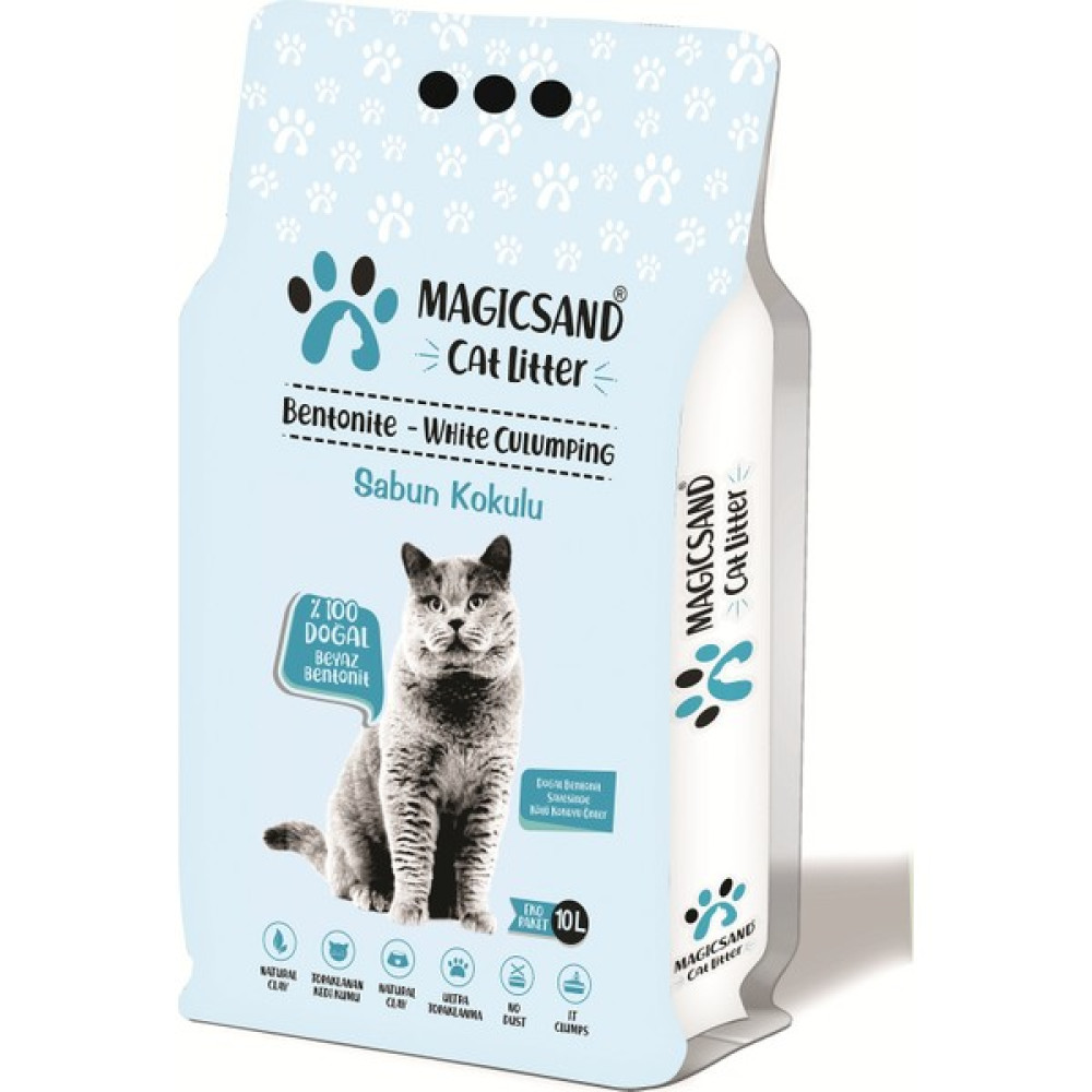Magicsand Marsilya Sabun Kokulu Kedi Kumu İnce Taneli 10 lt Evcil Hayvan Ürünleri Fiyatı