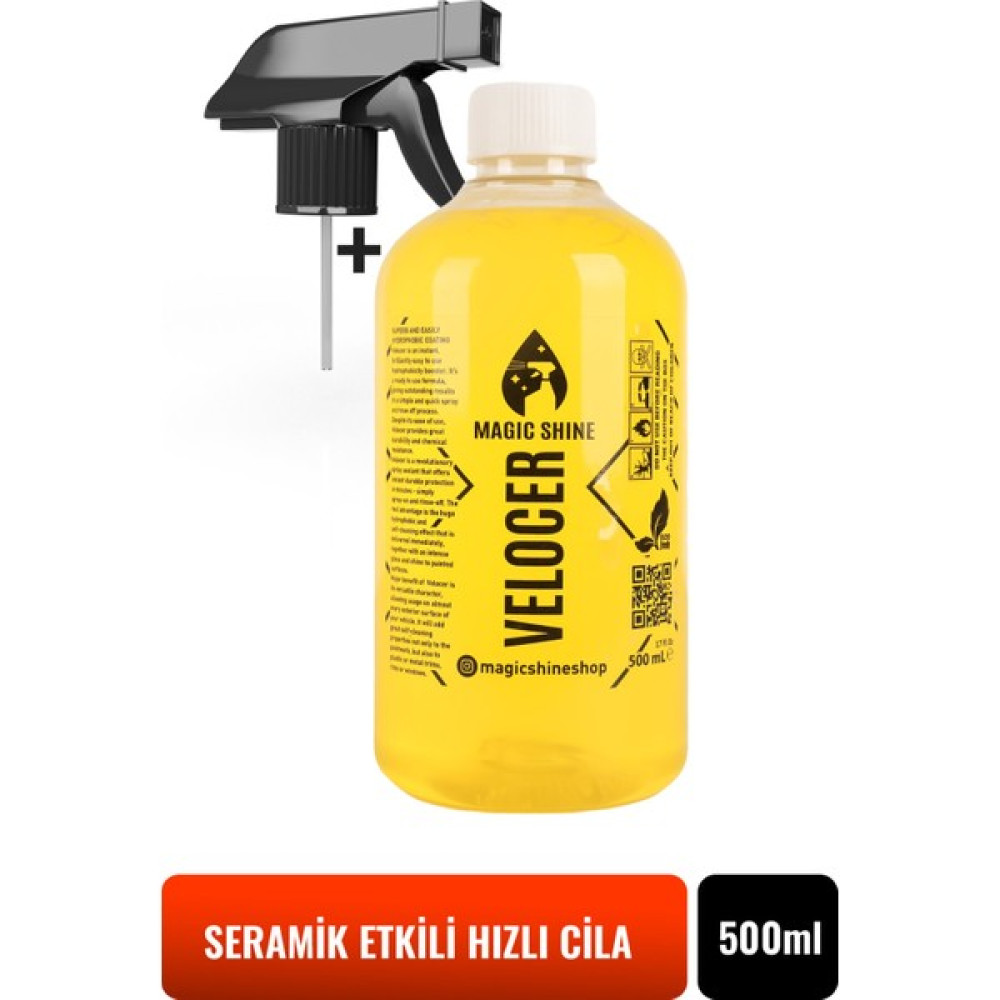 Magicshine Seramik Katkılı Hızlı CILA500 ml Yüksek Parlaklık - 0,5 L Oto Bakım & Temizlik Ürünleri Fiyatı