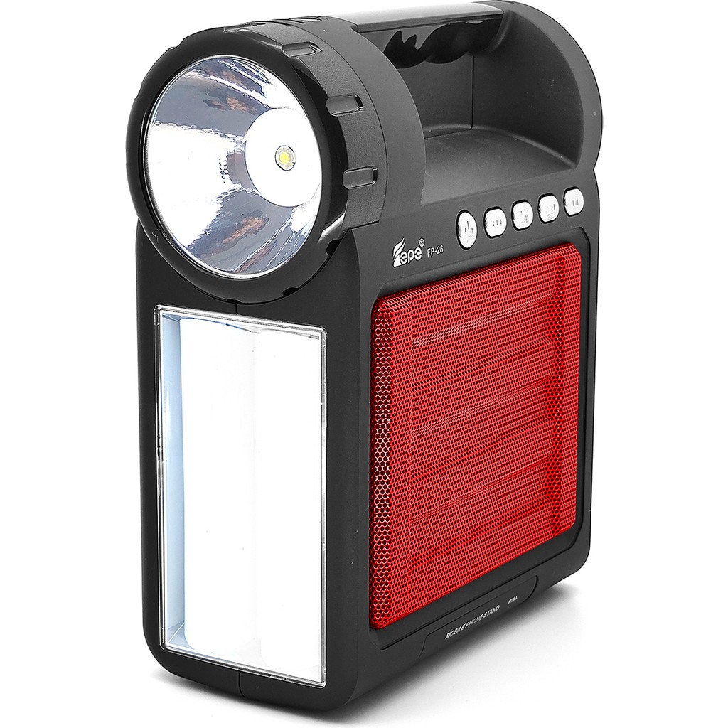 Magicvoice Fepe Fp-26 Taşınabilir Bluetooth Hoparlör Usb/sd/fm/bt/aux/el Feneri - Kırmızı Bluetooth Hoparlör Fiyatı