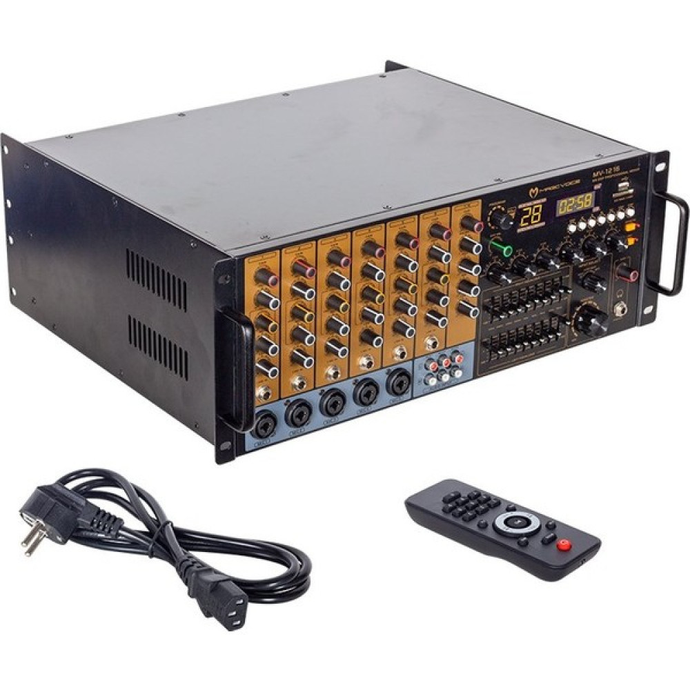 Magıcvoıce MV-1216 Küp Mixer Anfi USB Bt Uk RMS300W Max 2400W 6 Zon +99DSP+4-16-70-100V Trafolu (4767) Oto Boyaları Fiyatı