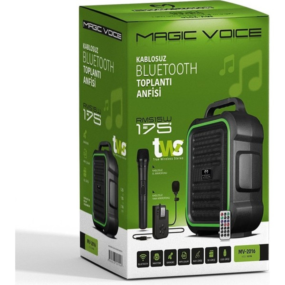 Magicvoice MV-2016 USB Sd Bluetooth Taşınabilir Amfi Stüdyo ve Sahne Ekipmanları Fiyatı