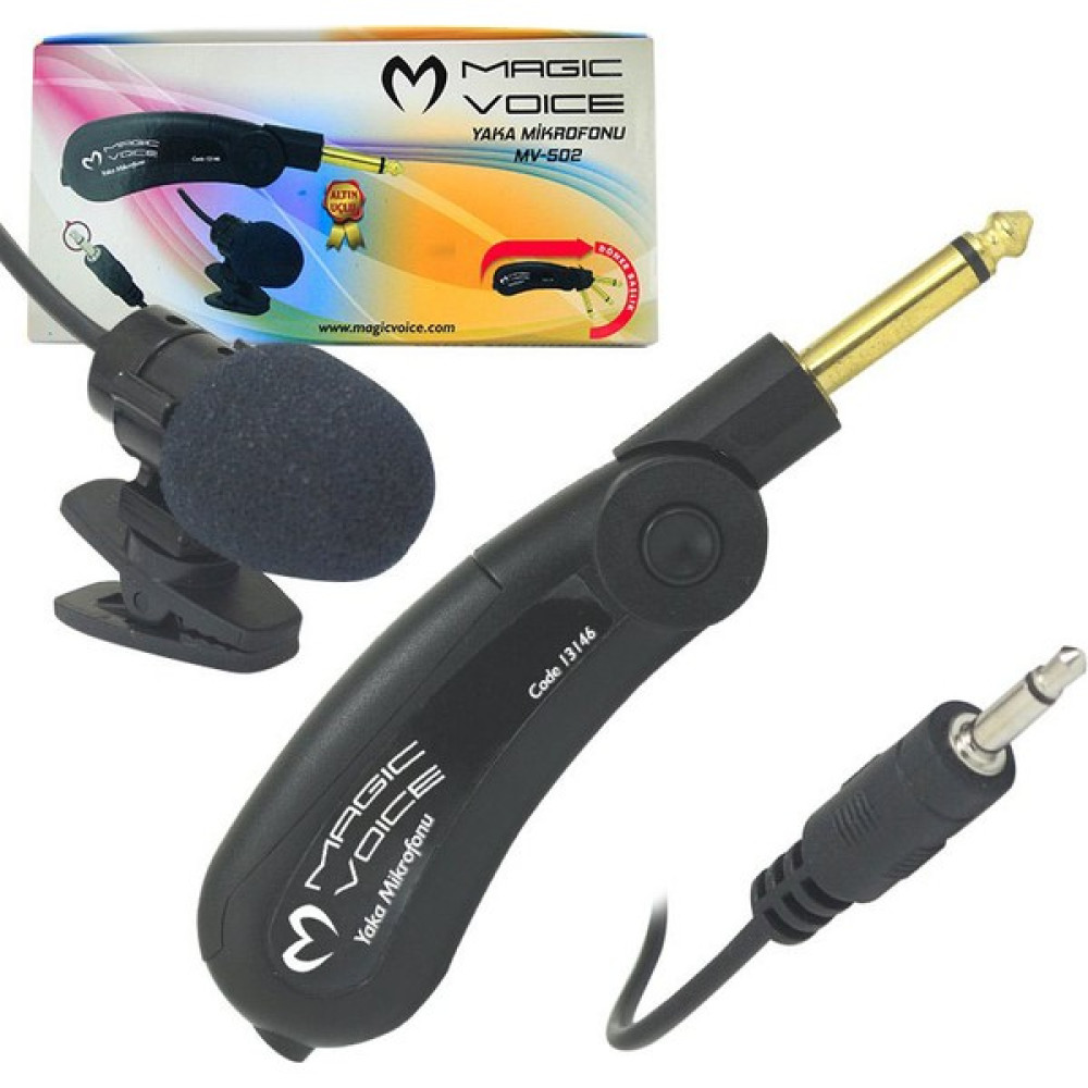 Magıcvoıce MV-502 Gold Kablolu Yaka Mikrofonu * Tunmıc MM-502 (4738) Oto Boyaları Fiyatı
