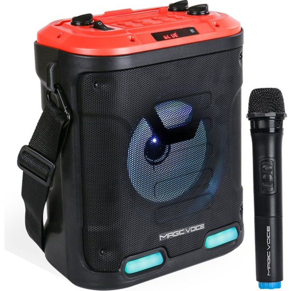 Magicvoice MV-6005 Vhf El Mikrofonlu Usb-Sd-Bluetooth Işıklı 30 W Taşınabilir Şarjlı Seyyar Anfi Stüdyo ve Sahne Ekipmanları Fiyatı