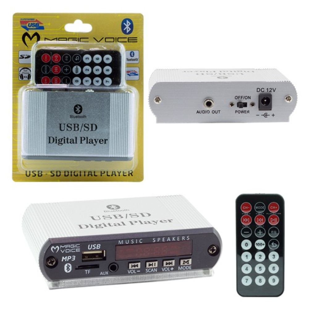 Magıcvoıce Oto Teyp Usb/sd Girişli Bluetoothlu Çevirici Kasalı Model Oto Teypleri Fiyatı
