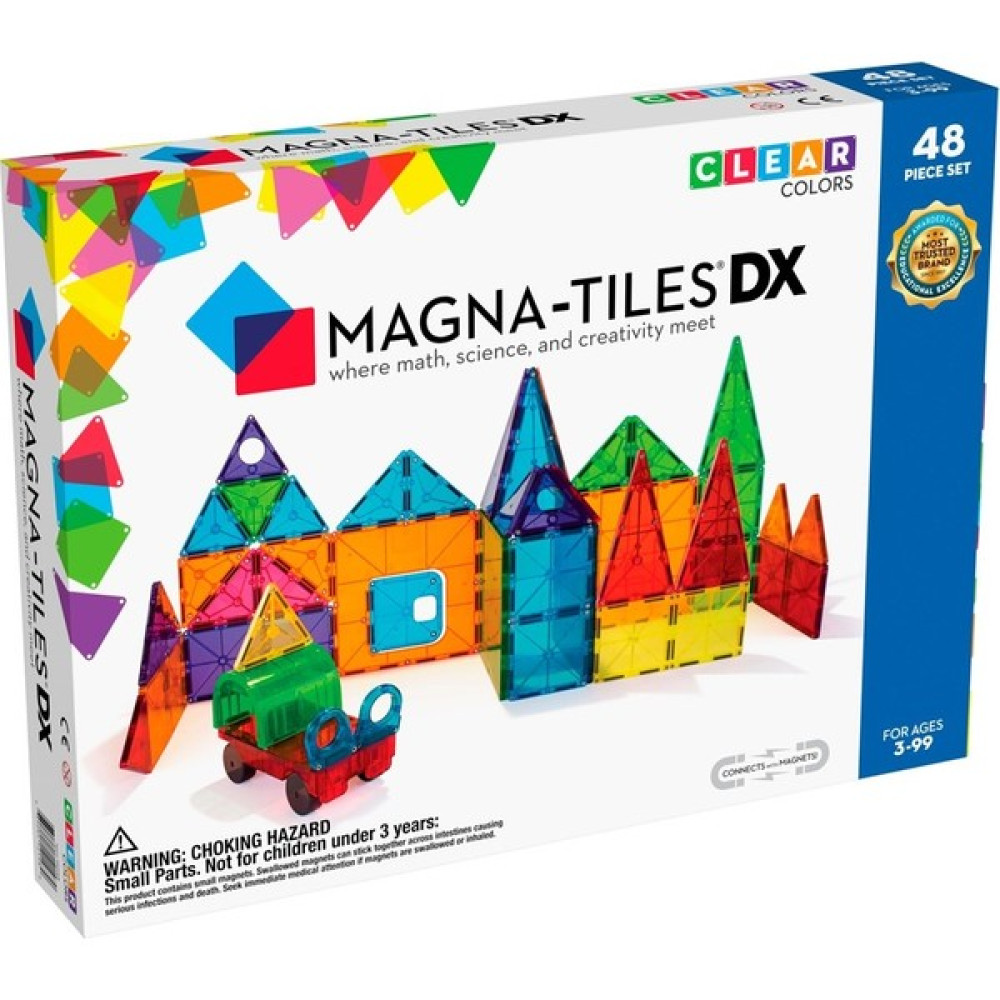 Magna-Tiles - Clear Color Set - 48 Parça Legolar ( Yapım Oyuncakları ) Fiyatı