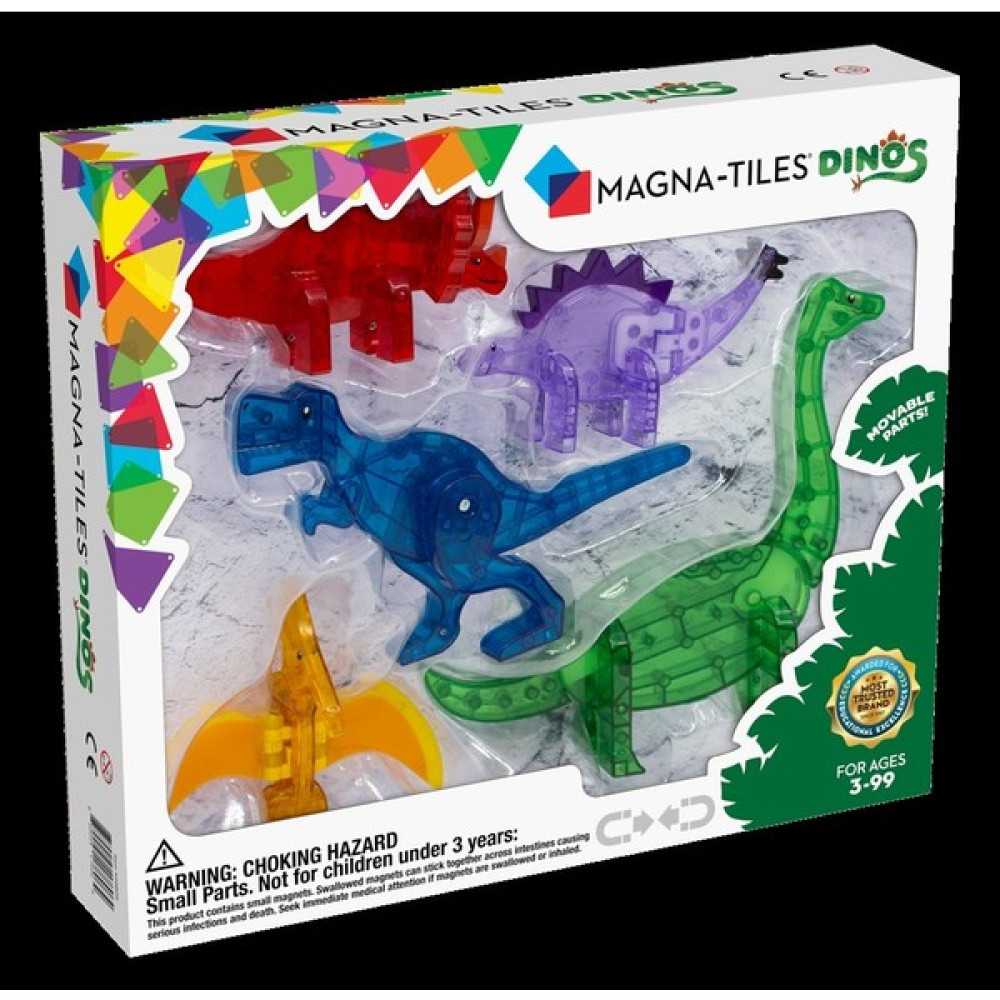 Magna-Tiles - Dinozorlar - 5 Parça Legolar ( Yapım Oyuncakları ) Fiyatı