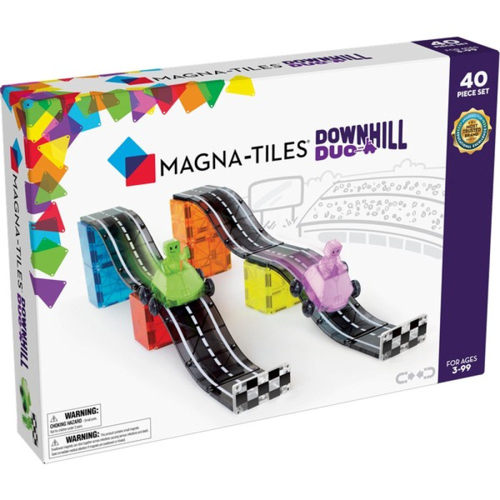 Magna-Tiles - Downhill Duo 40-Piece Set - Yokuş Aşağı 2'li - 40 Parça Legolar ( Yapım Oyuncakları ) Fiyatı