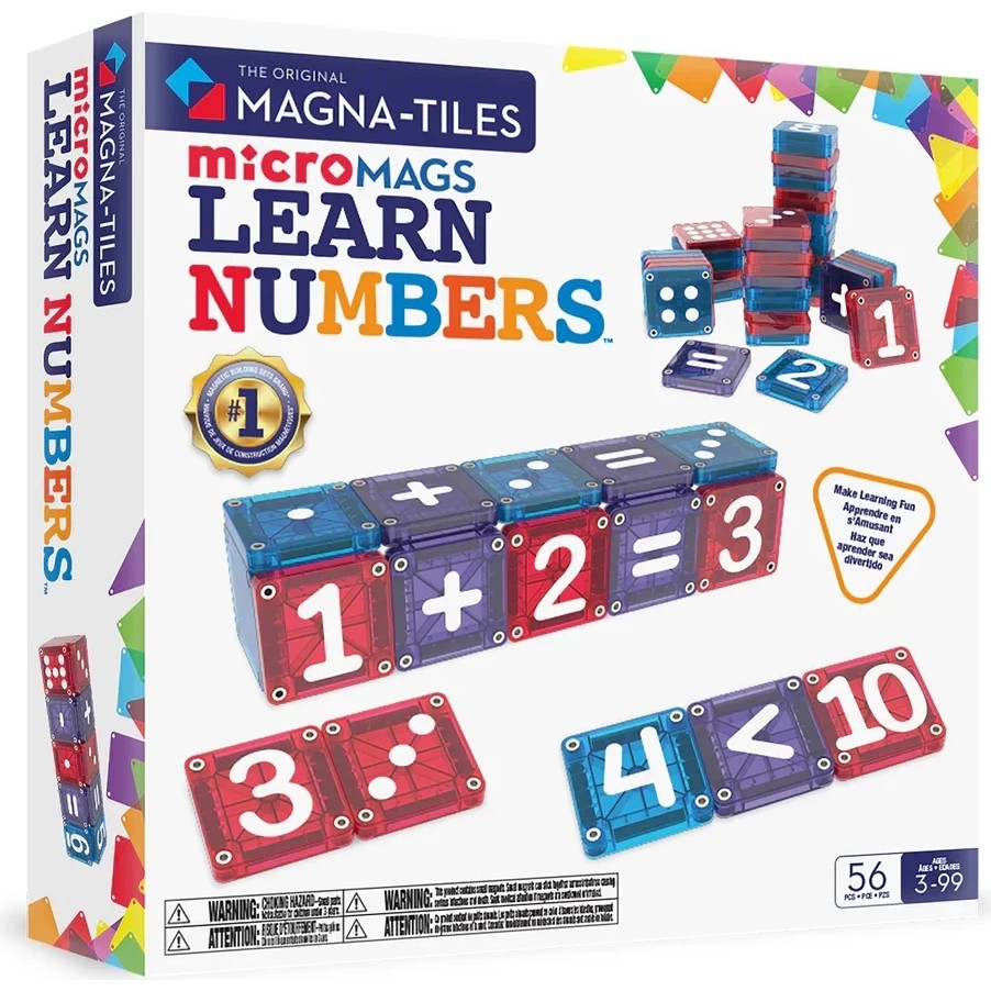 MAGNA-TILES Magna-Tıles® - Learn Numbers Manyetik Bloklar - 56 Parça Diğer Fiyatı