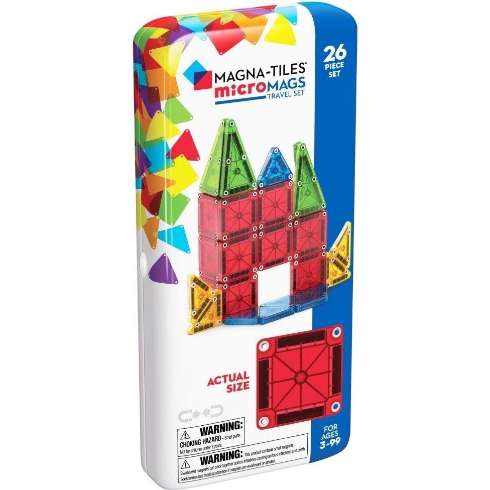 Magna-Tiles Micromags Seyahat Seti 26 Parça Yaratıcı Bloklar Kız Çocuklar İçin Hediyelik Diğer Fiyatı