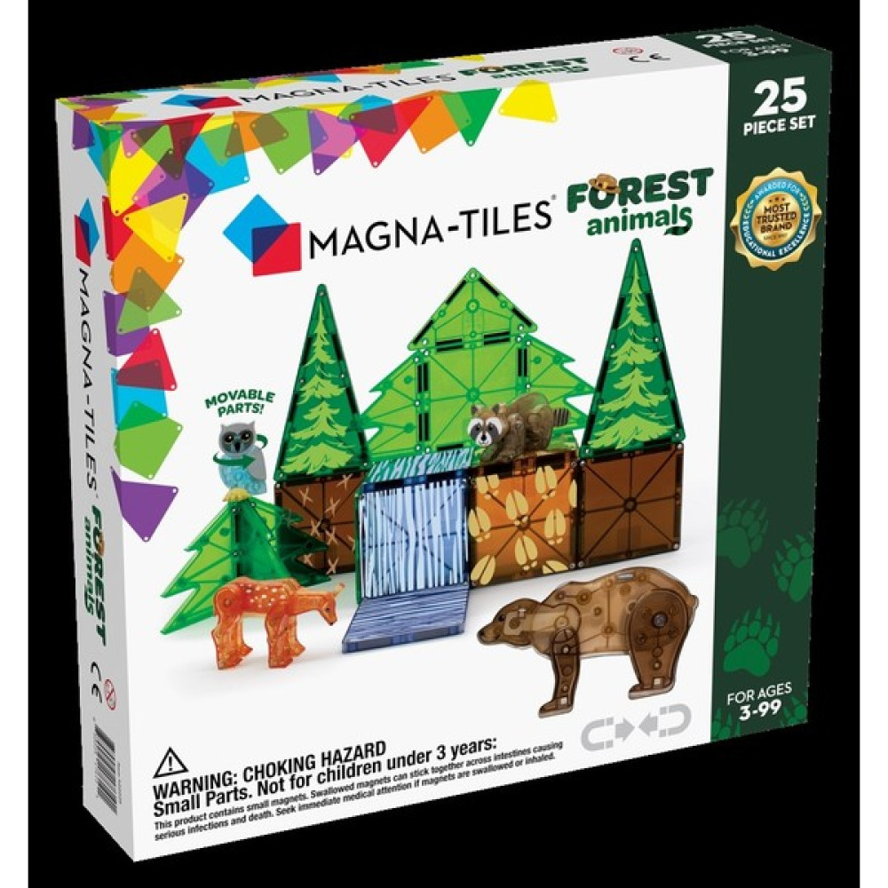 Magna-Tiles - Orman Hayvanları - 25 Parça Legolar ( Yapım Oyuncakları ) Fiyatı