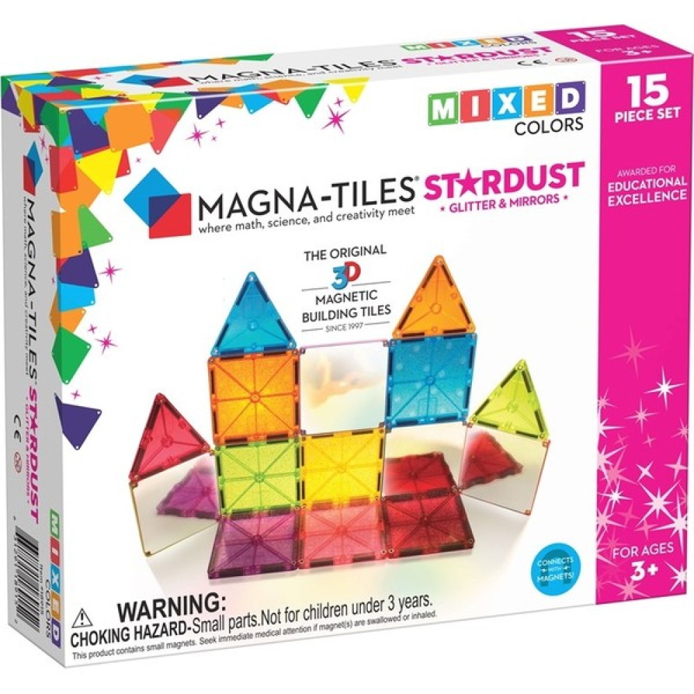 Magna-Tiles - Parıltılı & Aynalı - 15 Parça Legolar ( Yapım Oyuncakları ) Fiyatı