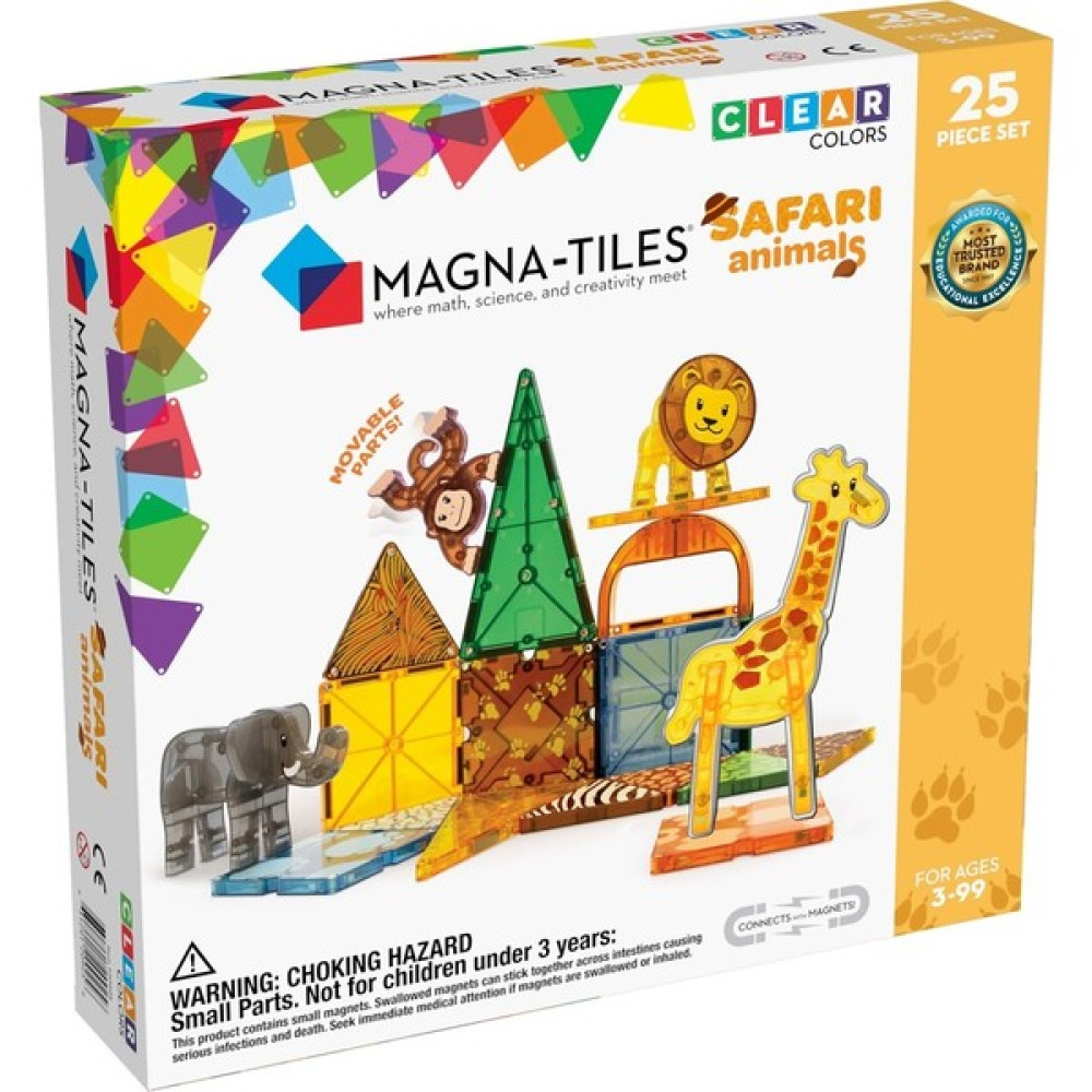 Magna-Tiles - Safari - 25 Parça Legolar ( Yapım Oyuncakları ) Fiyatı