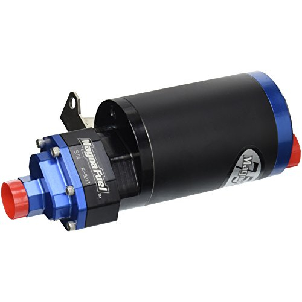 MagnaFuel Fuel Pump, ProTuner 750, Electric, In-Line, 20-120 psi, 8 AN Female O-Ring Inlet/Outlet, E85 / Gas, Each