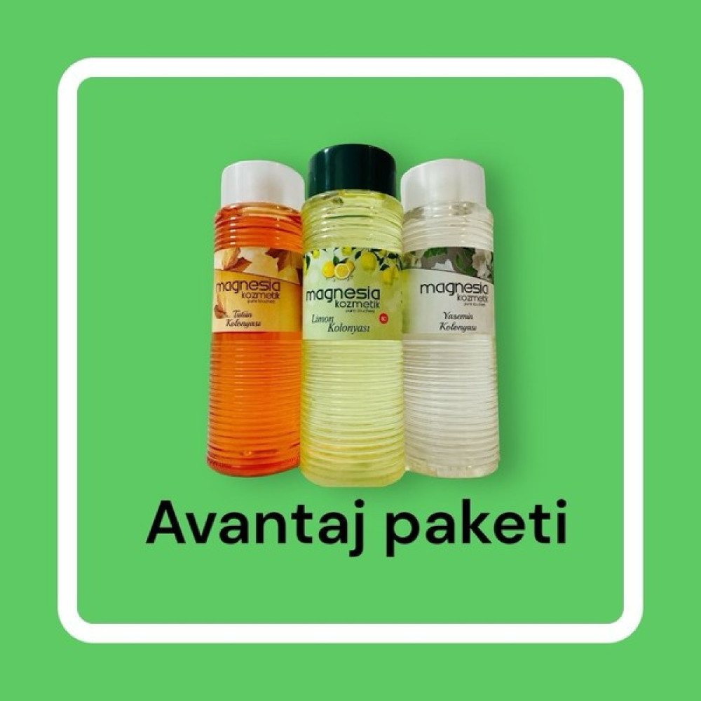 Magnesia Kolonya 3'lü Yasemin Set (Tütün Limon - Yasemin) 400 ml Kolonya & Gülsuyu Fiyatı