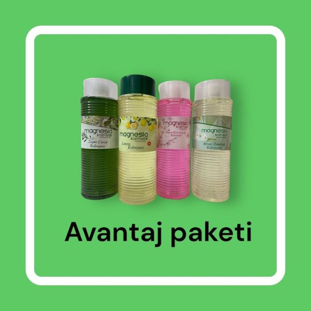 Magnesia Kolonya 4'lü Set (Zambak - Japon Kiraz Çiçeği - Limon - Zeytin) - 400 ml Kolonya & Gülsuyu Fiyatı