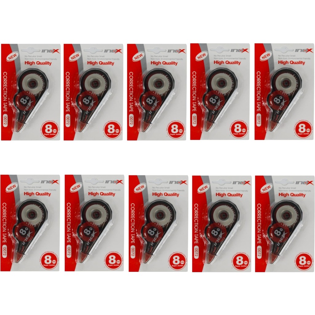 Magnetek Inox Düzeltici Şerit Silici 5 mm x 8 mt 10 Adet Yüksek Kalite Ofis ve Okul Kullanımı İçin Giyim & İç Giyim Fiyatı