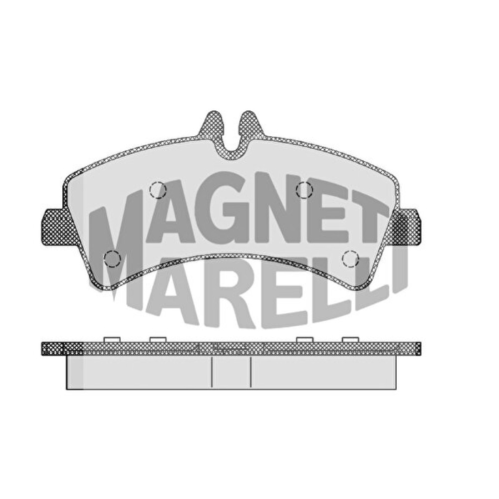 Magneti Marelli Arka Fren Balatası SPR-906-Crafter 515 CDI - 323700017800 Frenler Fiyatı