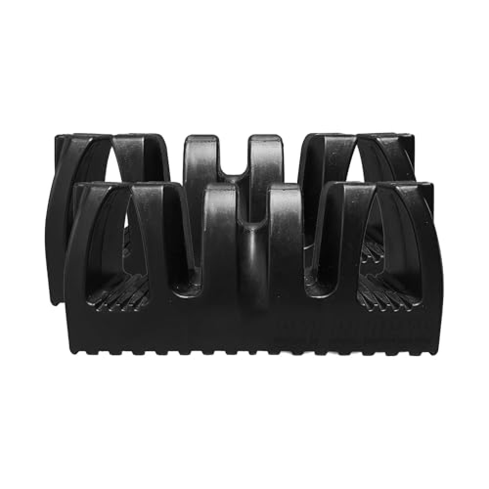 Magnetic Ski Holder and Snowboard Rack - Anti-Slip Design Scratch-Proof, Portable Storage Solution Ski Rack for Garage, Cargo Box, Cars, Ski Bags and Outdoor Adventures (Black, Two Pack)