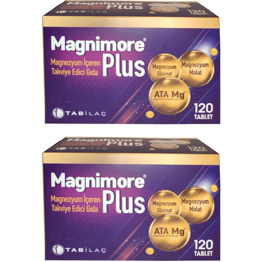 Magnimore Plus Magnezyum 120 Tablet 2 Adet Diğer Fiyatı