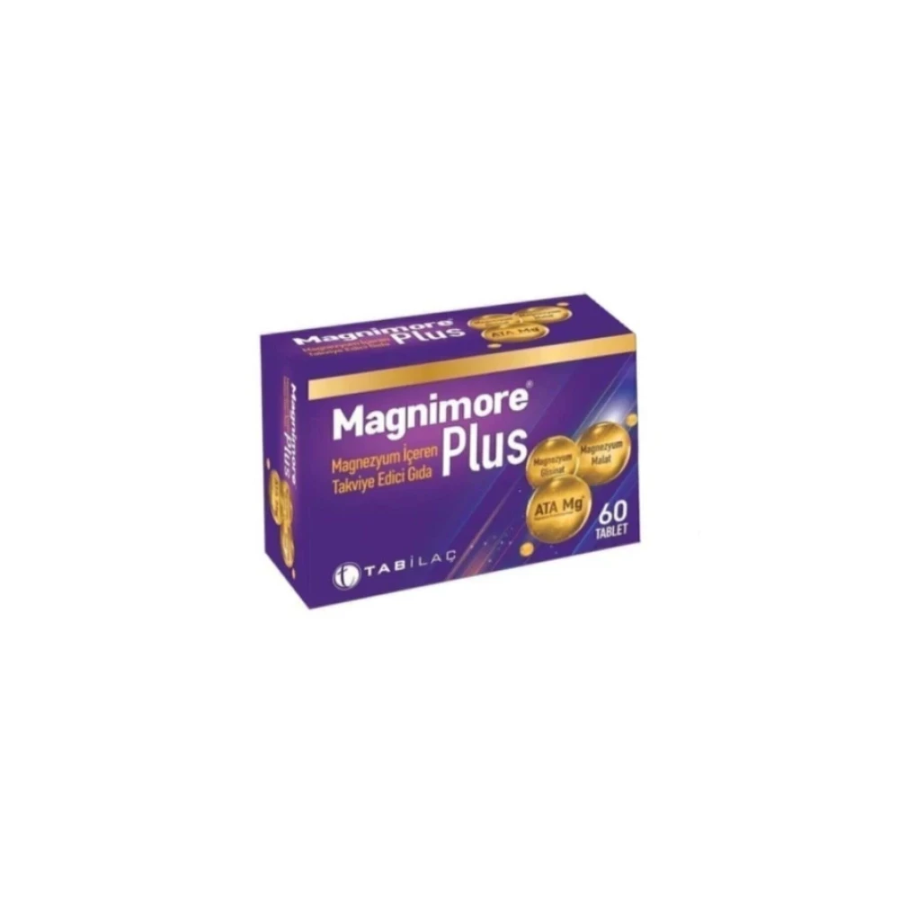 Magnimore Plus Magnezyum 60 Tablet 5 Adet Kişisel Bakım Gereçleri Fiyatı