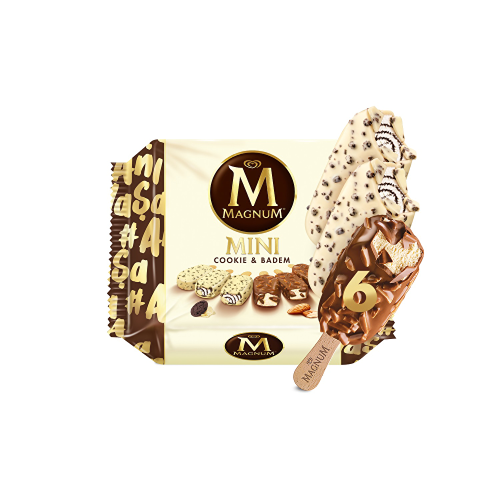 Magnum Mini Cookie & Badem 6'lı Dondurma Fiyatı