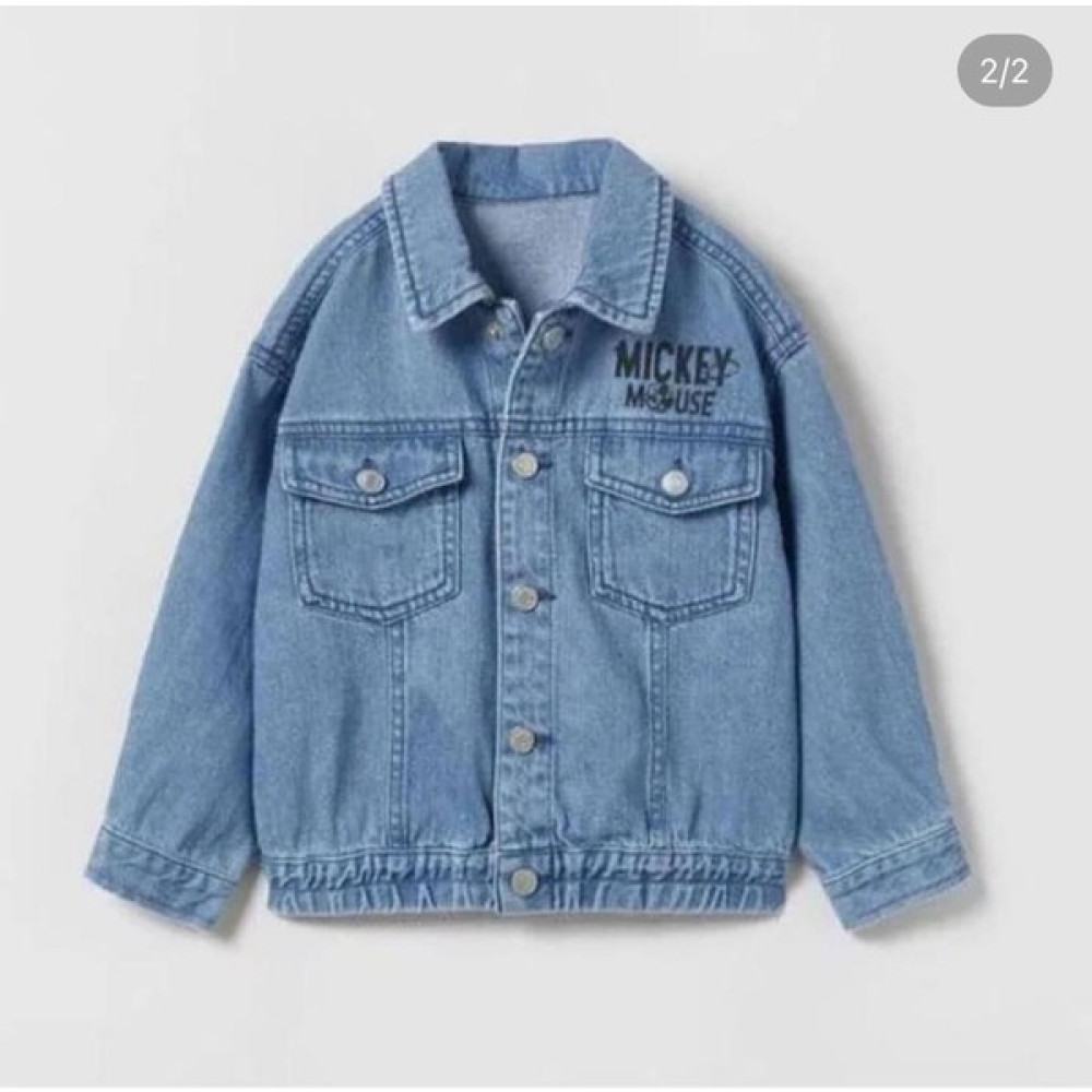 Magu Çocuk Disney Mavi Mickey Mouse Denim Kot Ceket Erkek Çocuk Mont Fiyatı