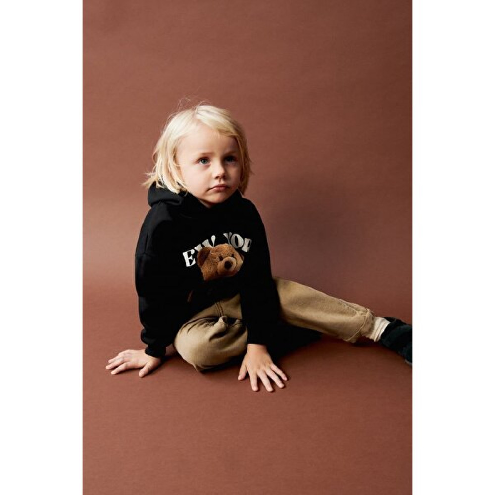 Magu Çocuk Unisex New York Bear Kapüşonlu Sweatshirt Eşofman Alt-Üst Takım Erkek Çocuk Giyim Takımı Fiyatı