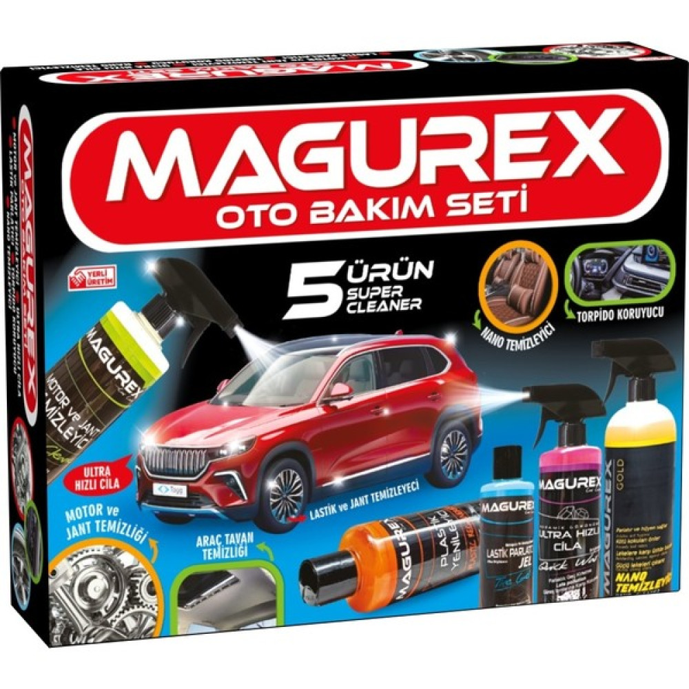 Magurex 5 Li Oto Bakım Seti Lastikler Fiyatı