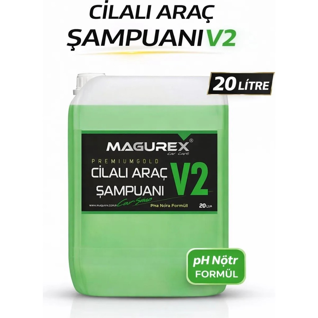 Magurex 5 Litre Ekonomik Cilalı Oto Şampuanı ve Çiziksiz Mikrofiber Yıkama Süngeri Seti - 3 lt Oto Yıkama Ürünleri Fiyatı