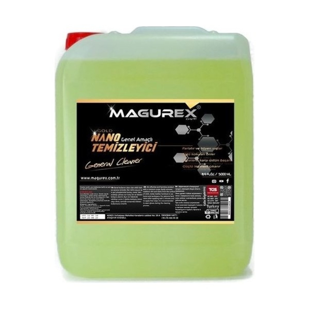 Magurex Genel Amaçlı Nano Temizleyici 5 L Oto Bakım & Temizlik Ürünleri Fiyatı