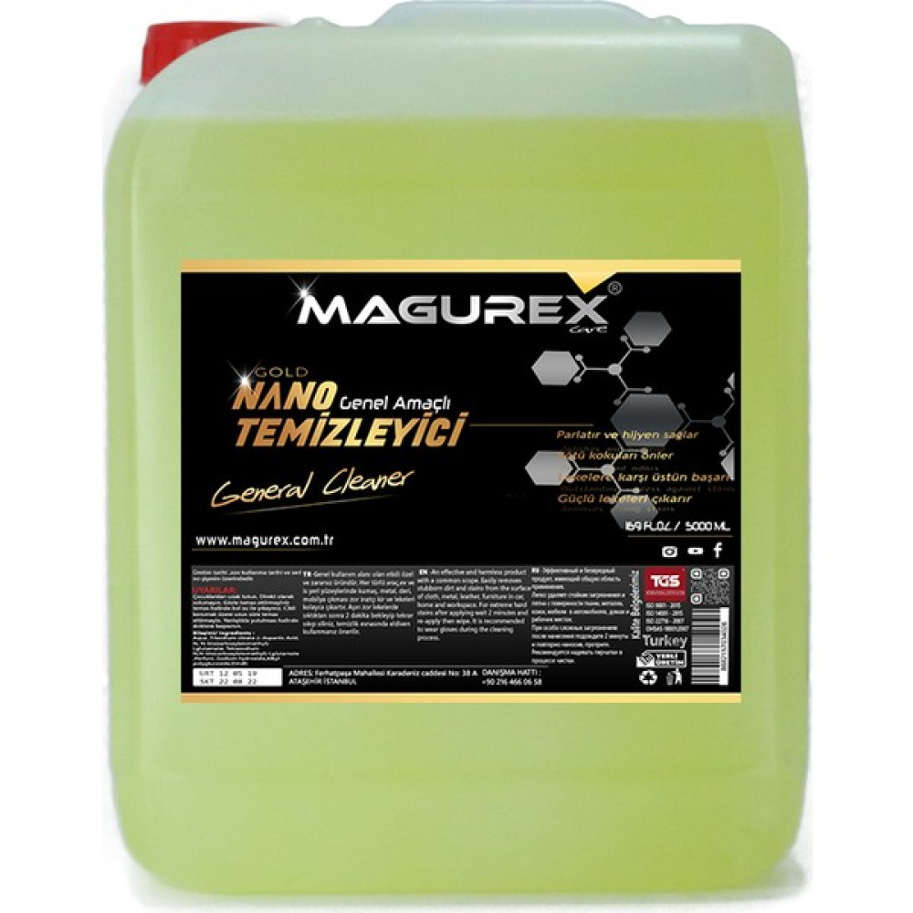 Magurex Nano Temizleyici 5 Lt Temizlik Malzemeleri Fiyatı