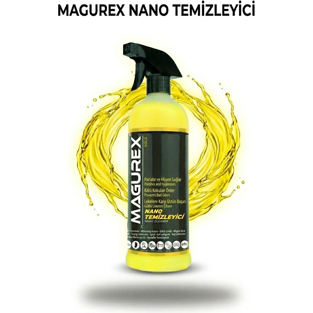 Magurex Nano Temizleyici 800 ml Güçlü Leke Çıkarıcı Araç İçi ve Dış Yüzeyler için Profesyonel Çamaşır Yıkama Fiyatı