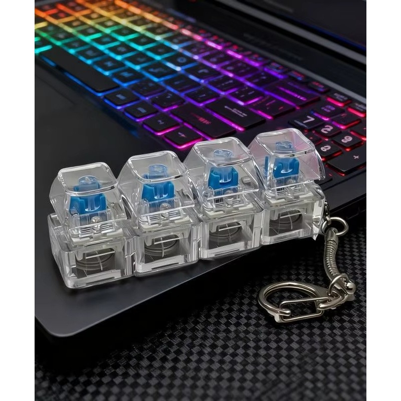Mahi Max Işıklı Klavye Tuşlu Anahtarlık Stres Click Sesli Klavye - Mouse Fiyatı