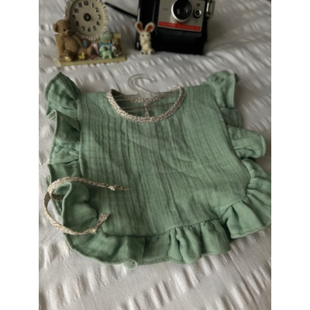 Mahinur Baby Kids Bohem Müslin Önlük - 1 - 2 Yaş - Mint Hamilelik ve Emzirme Fiyatı