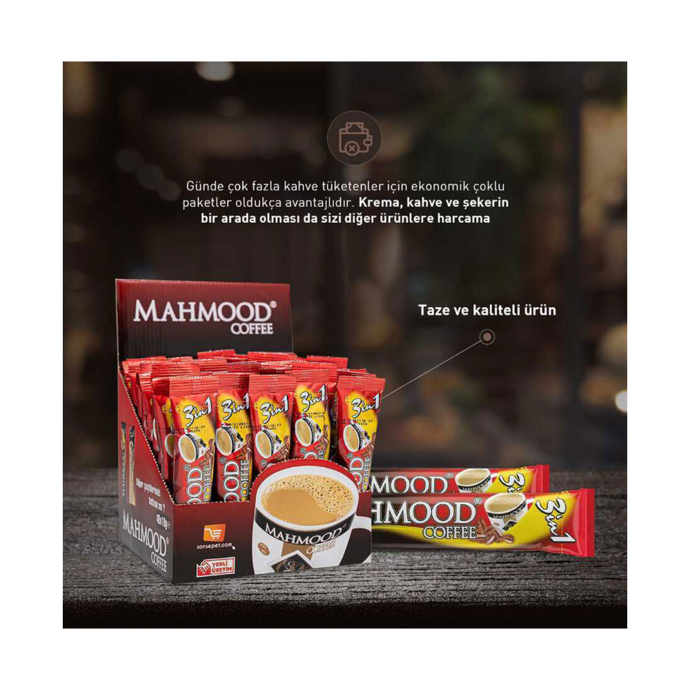 Mahmood 3'ü 1 Arada 18 gr x 48 Adet