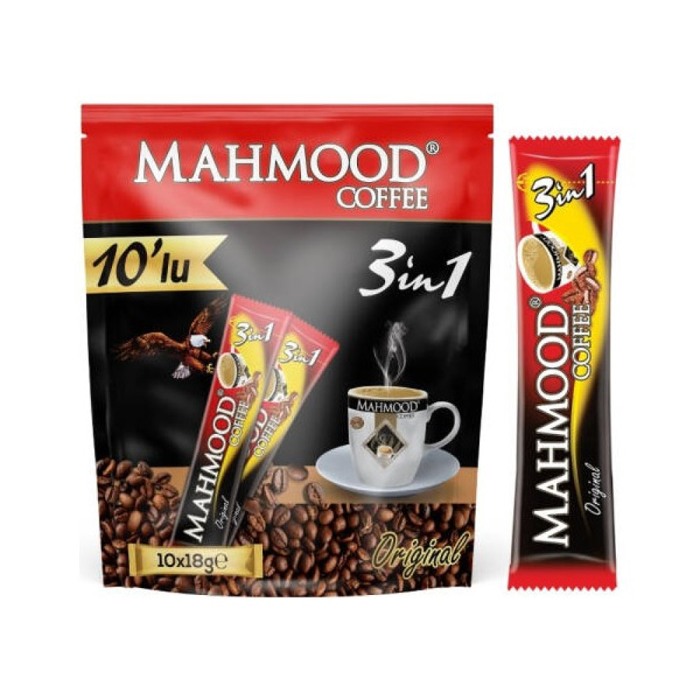 Mahmood Coffee 3'ü 1 Arada Kahve 18 gr x 10 Adet Kahve Fiyatı