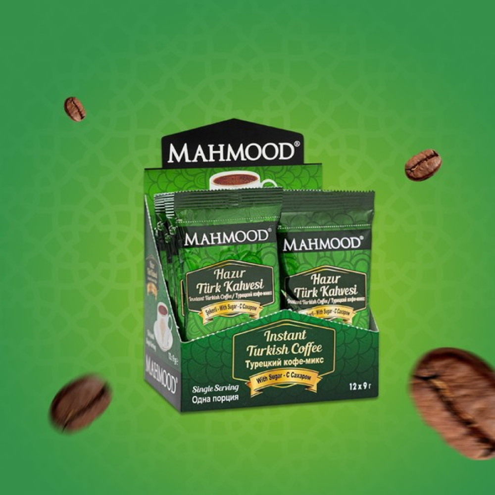 Mahmood Coffee Hazır Türk Kahvesi Şekerli 12 Adet x 9 gr Kahve Fiyatı
