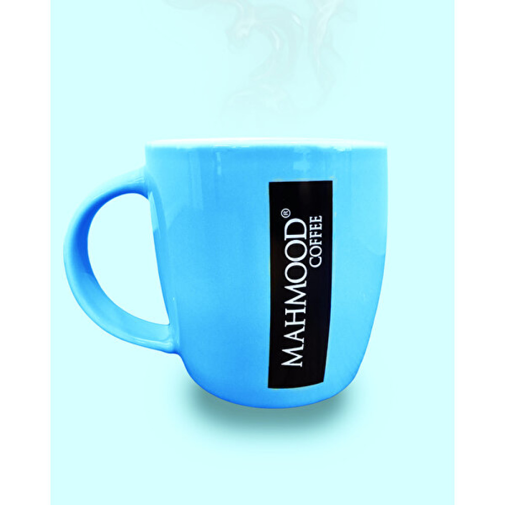 Mahmood Coffee Mottolu Porselen Kupa 300 ml - 1 Adet - Mavi Fincan / Bardak / Kahve Takımı Fiyatı