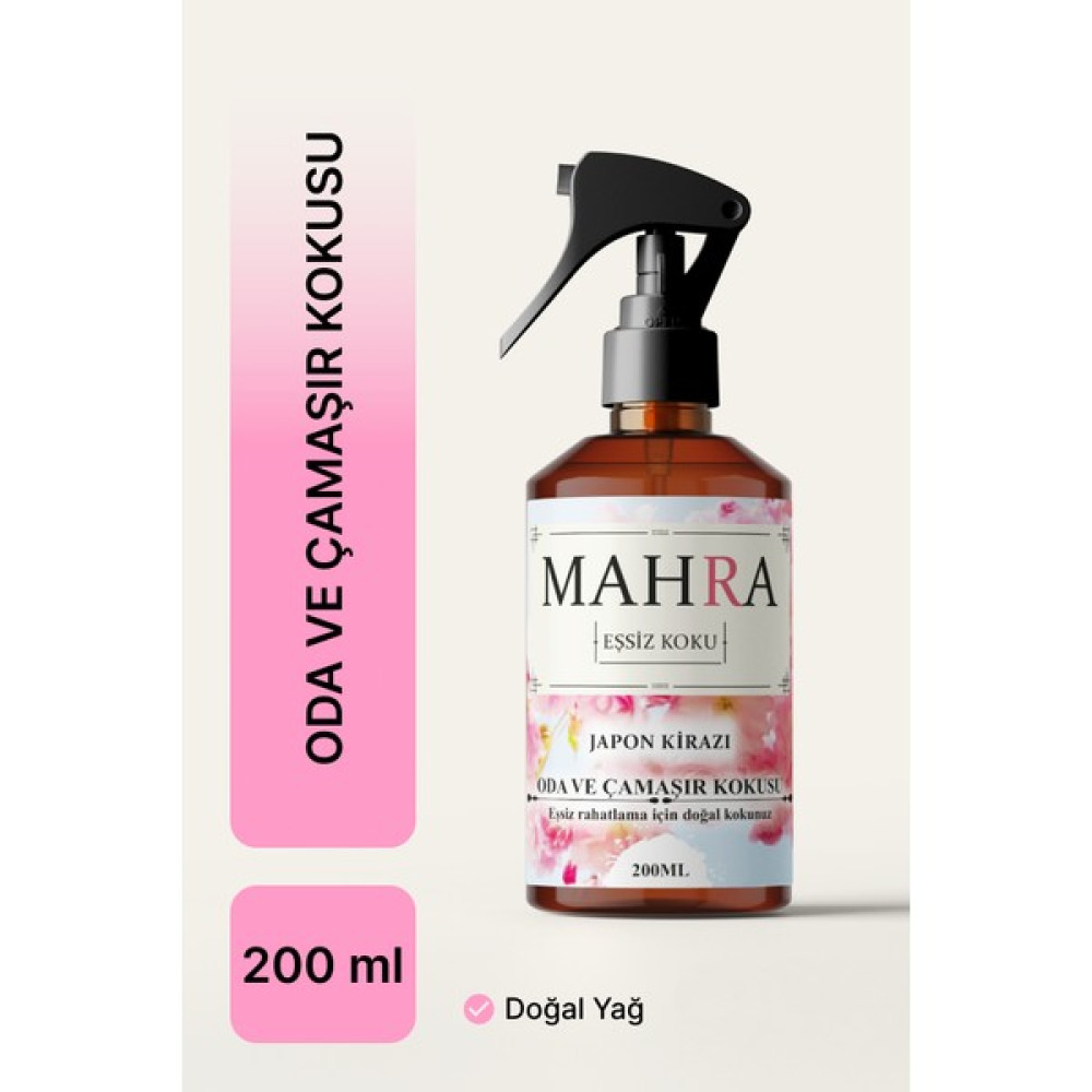 Mahra japon Kirazı Oda ve Çamaşır Spreyi Oda Kokusu Oda Spreyi Room Spray 200ML Oda Kokusu Fiyatı