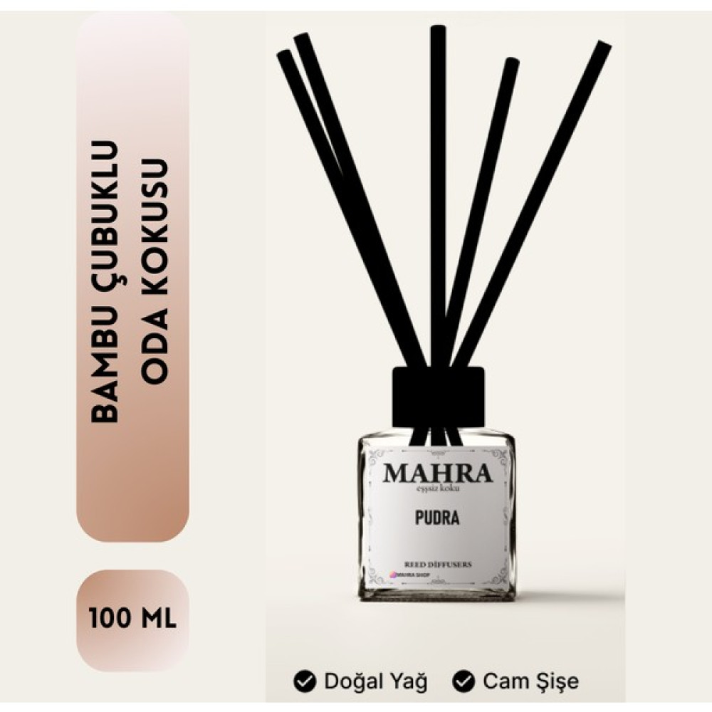 Mahra Oda Kokusu 100ML Pudra bambu çubuklu Oda Kokusu Esansiyel Uçucu yağ reed diffuser Oda Kokusu Fiyatı