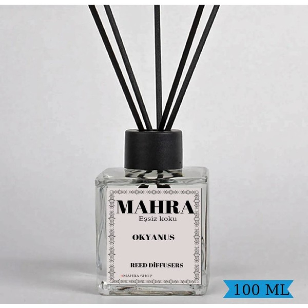 Mahra Oda Kokusu Okyanus Bambu Çubuklu Oda Kokusu Esansiyel Uçucu yağ reed diffuser 100ml Oda Kokusu Fiyatı