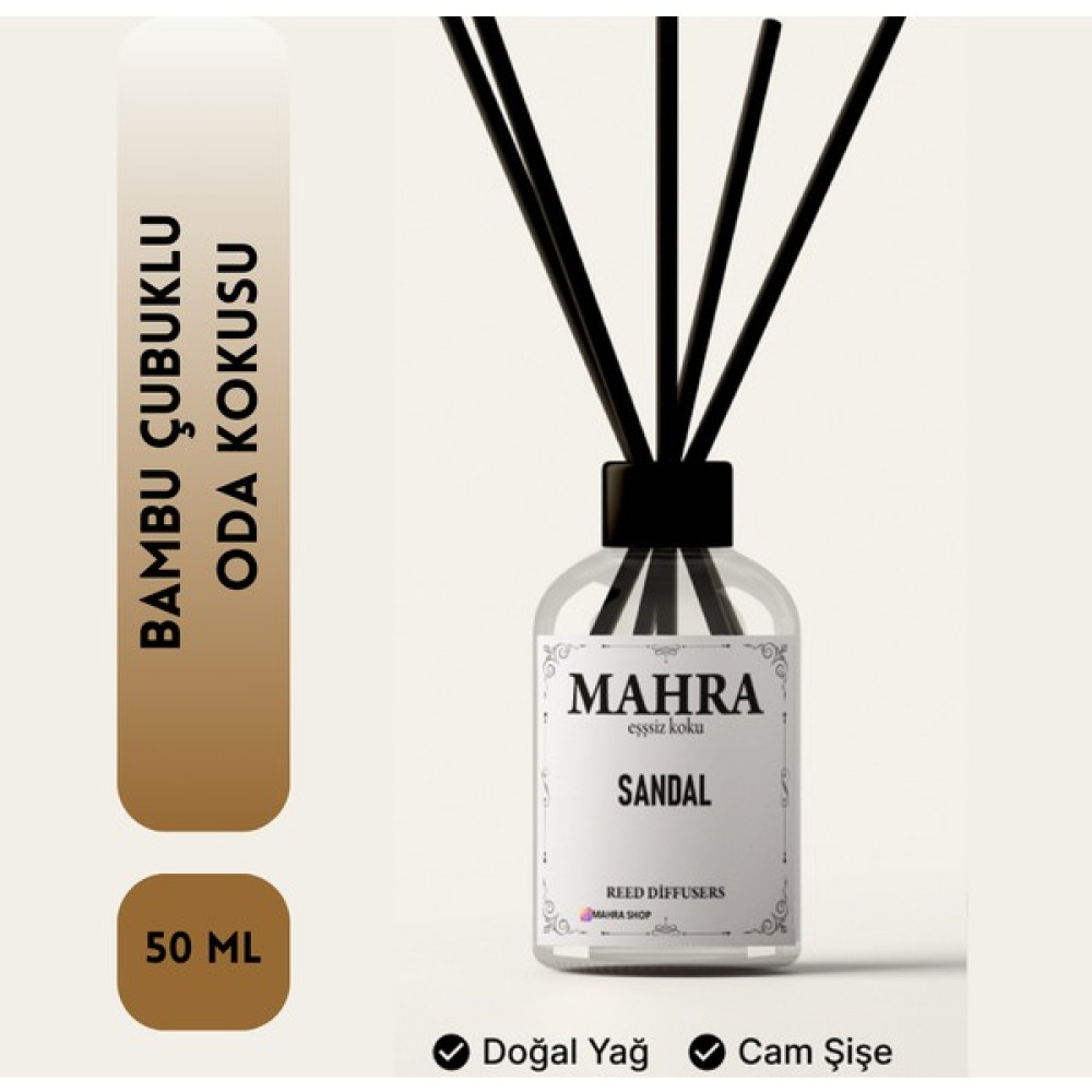 Mahra Shop Sandal Ağacı Çubuklu Oda Kokusu Esansiyel Uçucu Yağ White Soap 50 ml Oda Kokusu Fiyatı