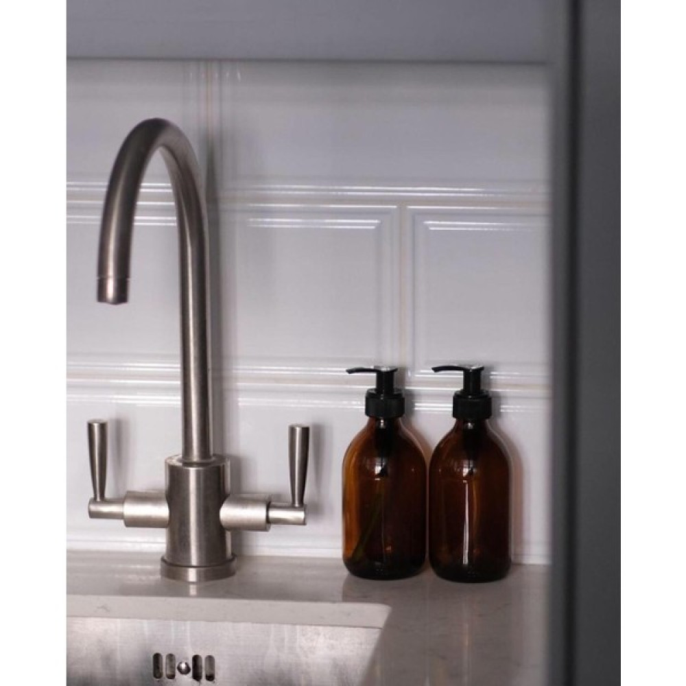 Mahsa Boutique 2 Li Amber Cam Sabunluk Seti - 500 ml Sabunluk Fiyatı