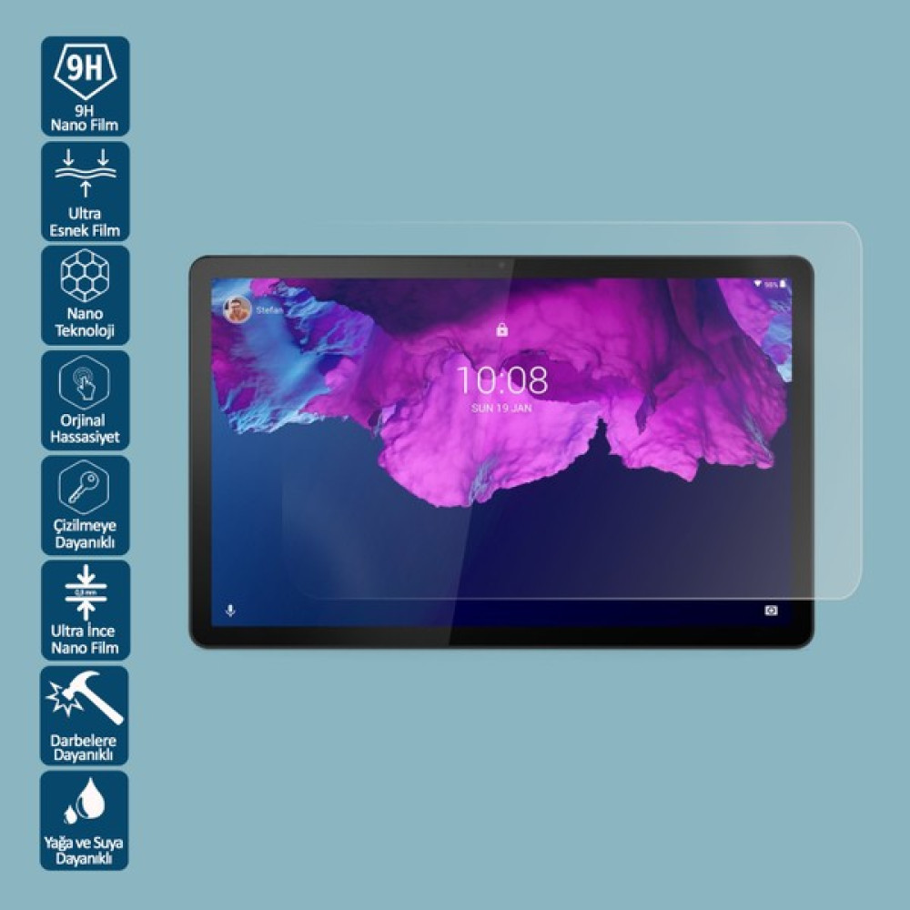 Mahvel Lenovo Tab P11 TB-J606L Nano Ultra Şeffaf Koruyucu Film Tablet Aksesuarı Fiyatı