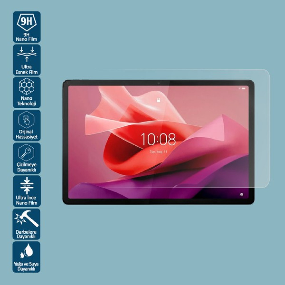 Mahvel Lenovo Tab P12 TB-370FU Nano Ultra Şeffaf Koruyucu Film Tablet Aksesuarı Fiyatı