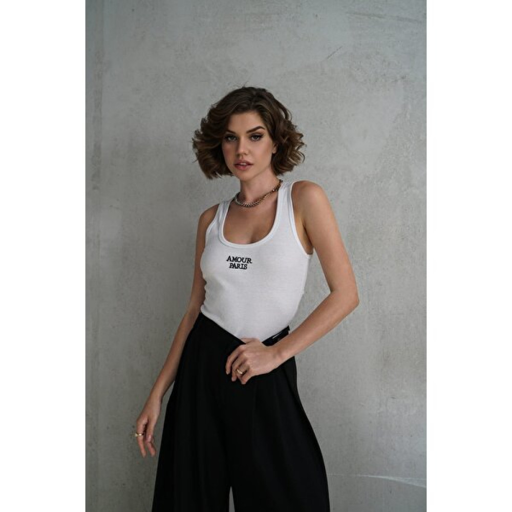 Mai Collection Amour Optik Beyaz Crop Bluz Fiyatı