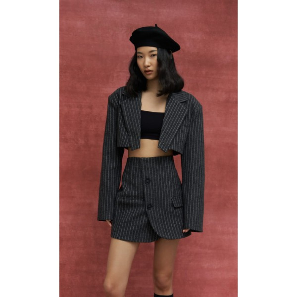 Mai Collection Elegant Antrasit Ceket-Etek Takım Etek Fiyatı