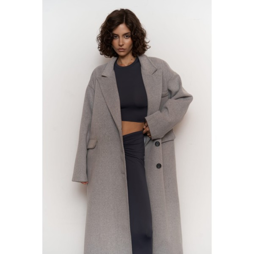 Mai Collection Lowen Füme Oversize Kaban Kadın Kaban Fiyatı
