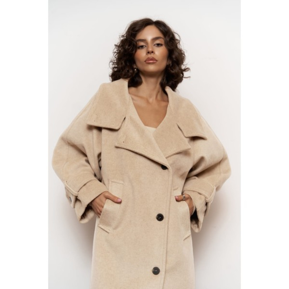 Mai Collection Onyx Taupe Kaşe Kaban Kadın Kaban Fiyatı